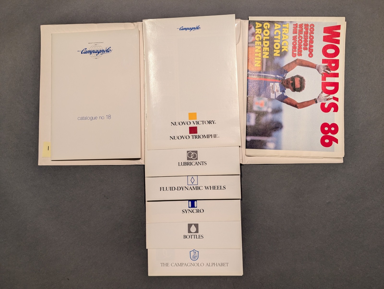 1986 Campagnolo Record Catalog Box Set Catalogue n .18 Bis RARE Bike Bicycle #1