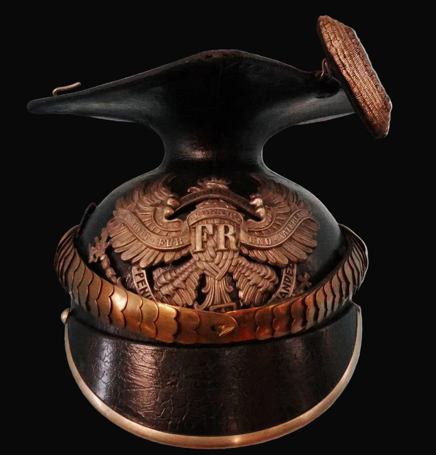 Rare Prussian Officer's Tschapka - 2. Hannoversches Ulanen-Regiment Nr 14