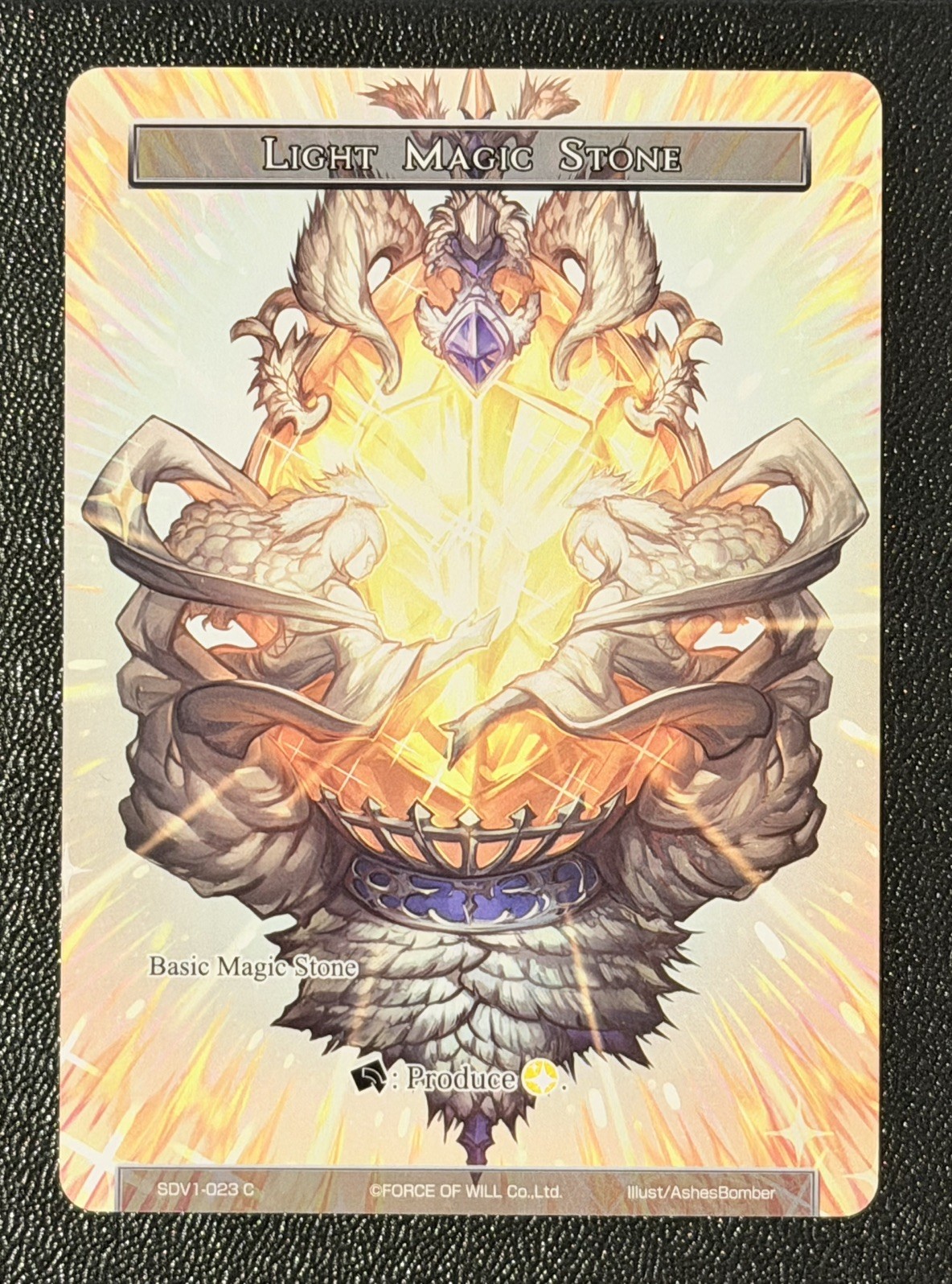 Force of Will - Light Magic Stone - Mint Force of Will - Light Magic Stone - Mint
