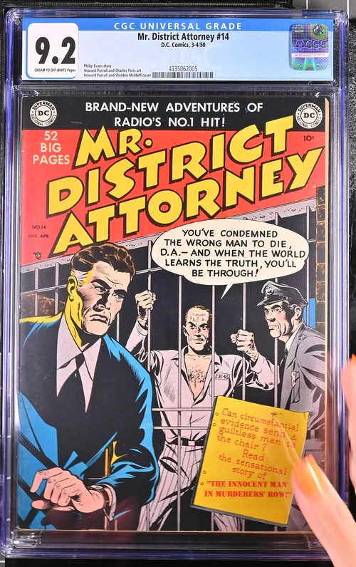 Mr. District Attorney (1948, DC) # 14 CGC: CGC 9.2 (4335062005) Mr. District Attorney (1948, DC) # 14 CGC: CGC 9.2 (4335062005)
