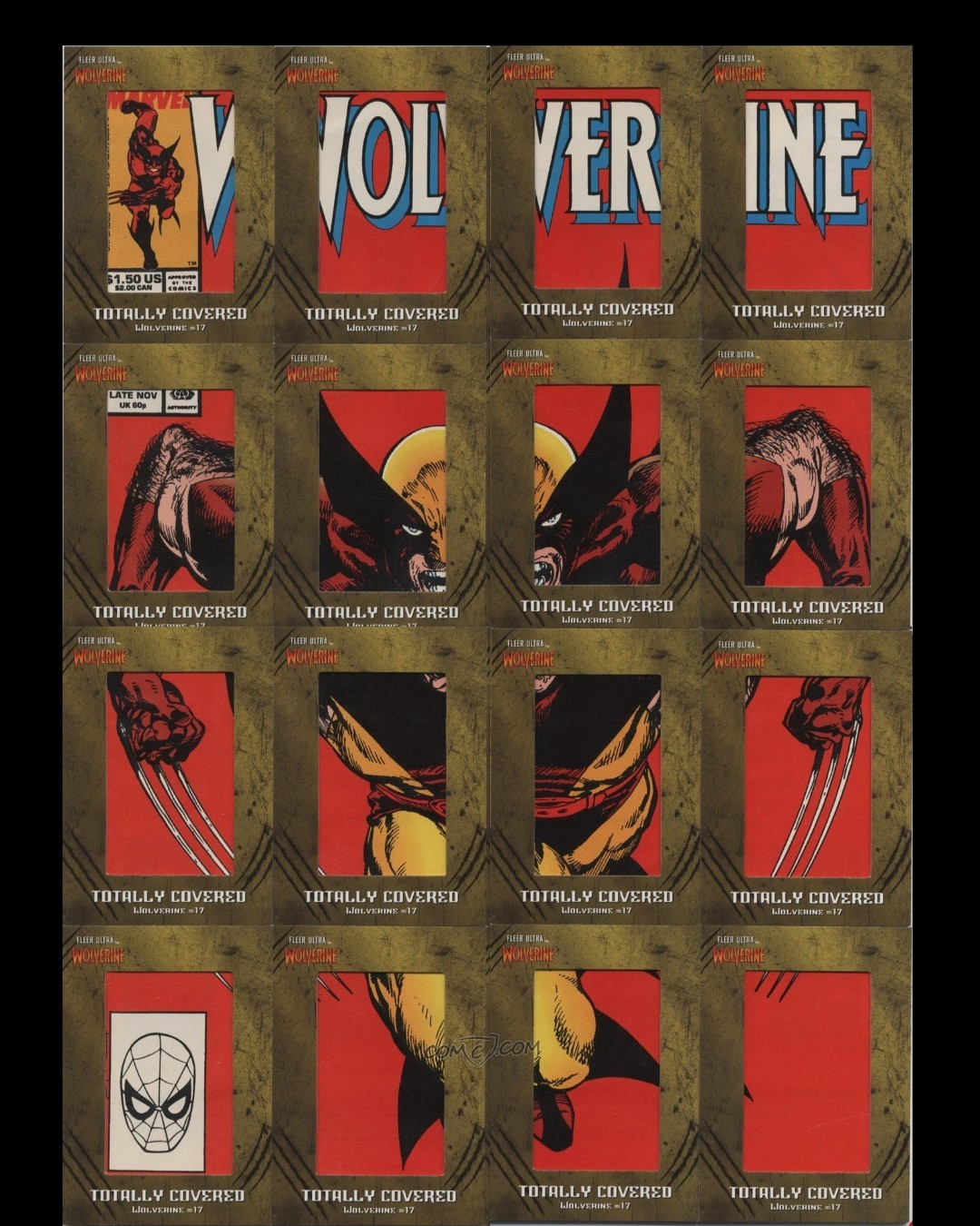2023 Fleer Ultra Comic Cuts 16 CARD ACHIEVEMENT 1/1 WOLVERINE #17 JOHN BYRNE 2023 Fleer Ultra Comic Cuts 16 CARD ACHIEVEMENT 1/1 WOLVERINE #17 JOHN BYRNE