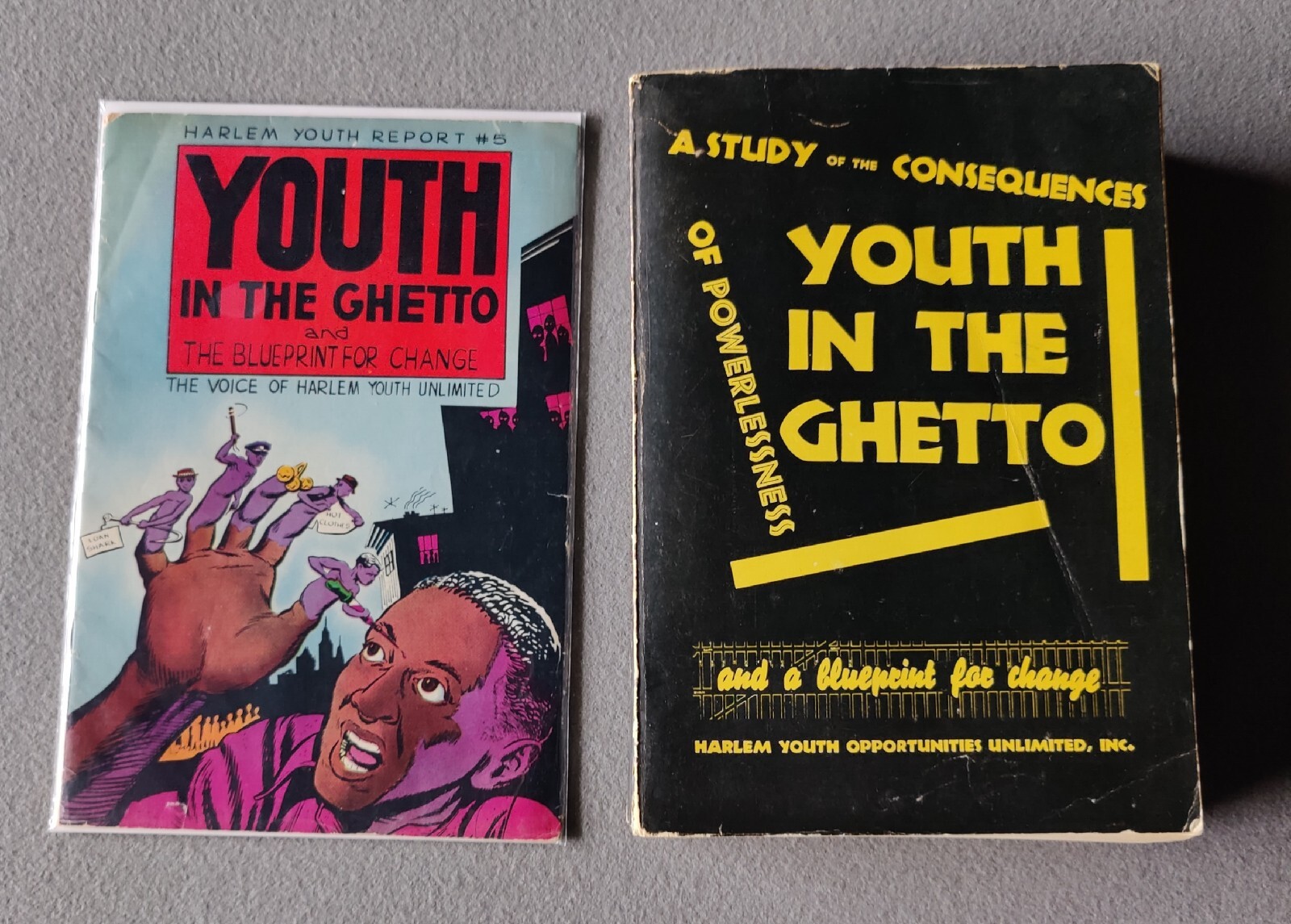 Harlem Youth Report #5 and The Manual Very Rare Haryou 1965