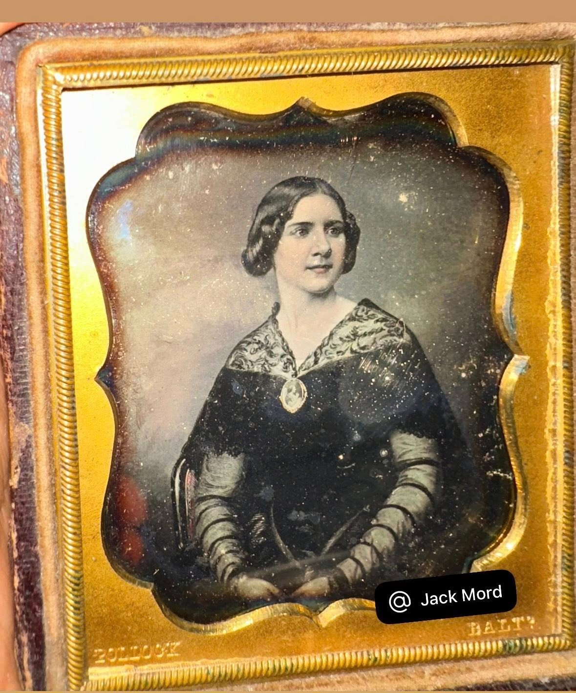 Rare 1/6 Daguerreotype of Opera Singer JENNY LIND by Pollock Baltimore Rare 1/6 Daguerreotype of Opera Singer JENNY LIND by Pollock Baltimore