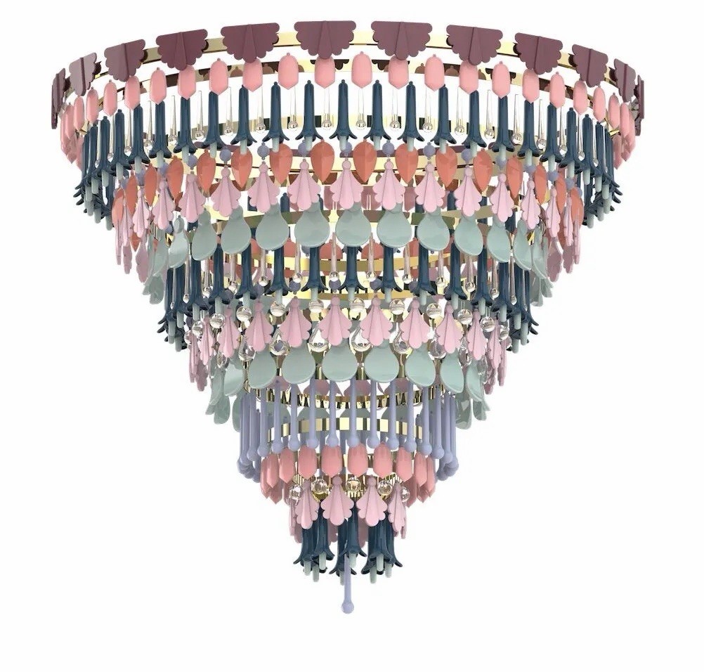 Lladro | Seasons Chandelier | 140 CM | Fall | SKU: 01024201