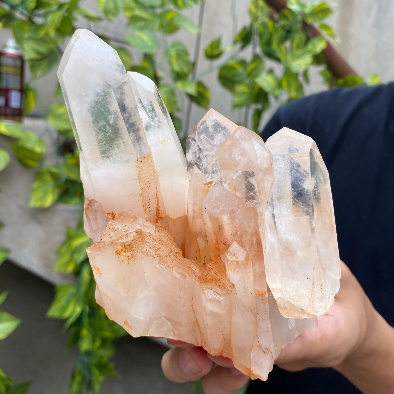 2lb Natural Clear White Quartz Crystal Cluster Rough Healing Specimen 2lb Natural Clear White Quartz Crystal Cluster Rough Healing Specimen