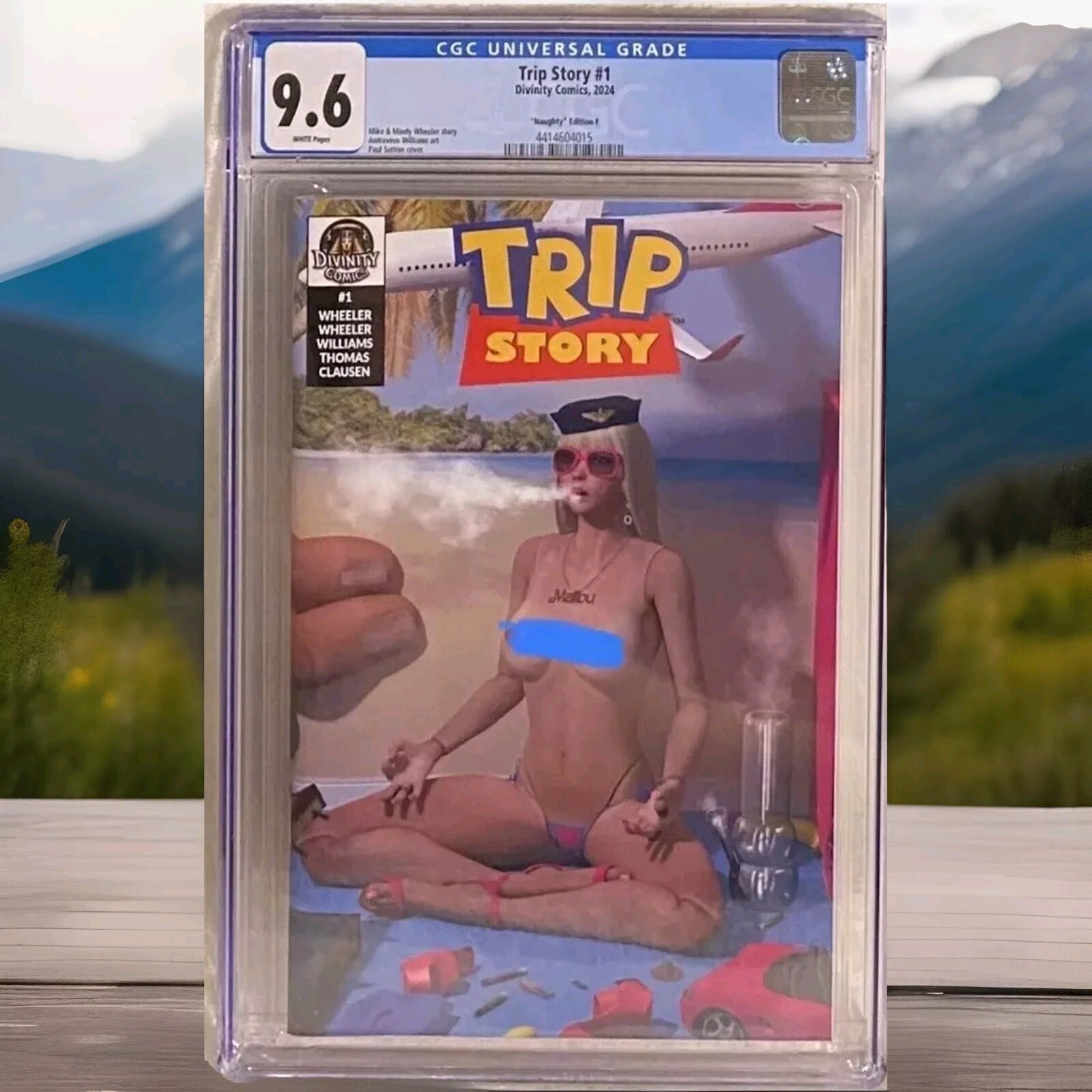 Trip Story #1 Divinity Comics  Adult Comic Book VERY RARE Only 1 On Ebay CGC 9.6