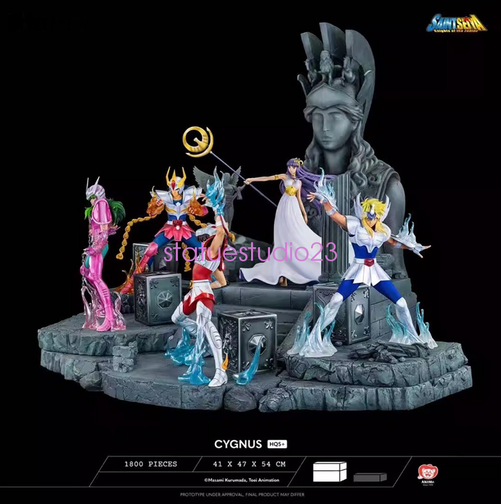Tsume Saint Seiya 1/4 Scale Saori Kido And Bronze Five Small GK Model Statue Tsume Saint Seiya 1/4 Scale Saori Kido And Bronze Five Small GK Model Statue