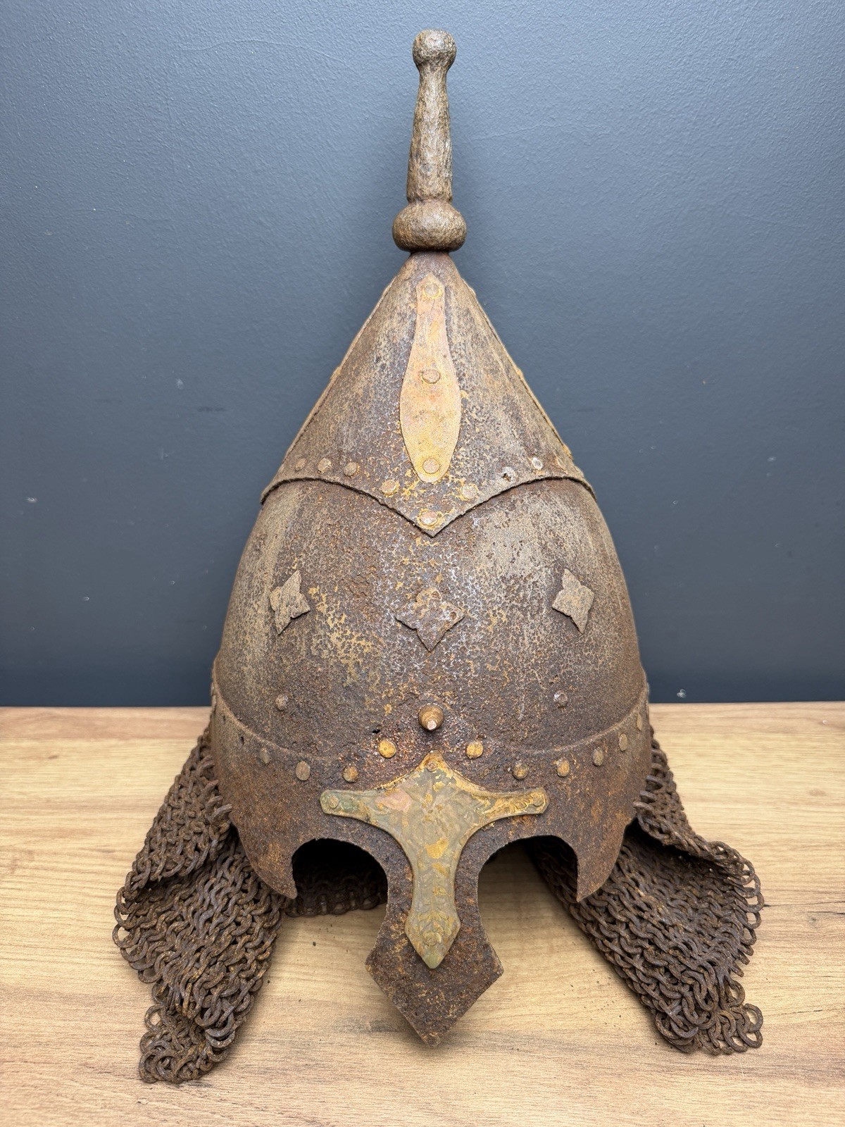Authentic Restored 11th-12th Century Norman Viking Helmet – Museum Grade