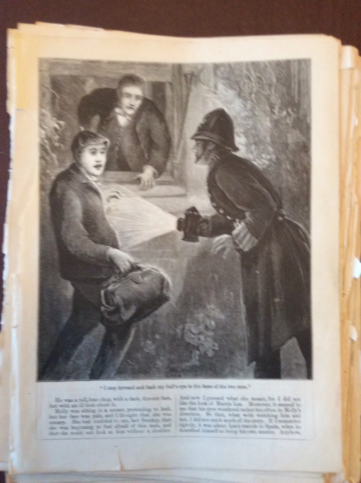 M62-3 Ephemera Book Plate Policeman Catches The Burglars M62-3 Ephemera Book Plate Policeman Catches The Burglars