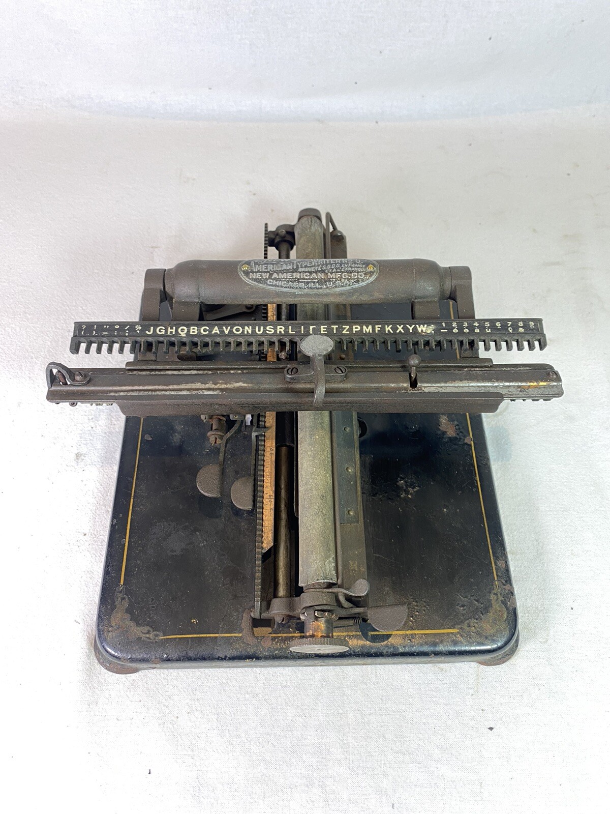 Rare NEW AMERICA TYPEWRITER NUMBER 5 Chicago 1909 Typewriter Typewriter Rare NEW AMERICA TYPEWRITER NUMBER 5 Chicago 1909 Typewriter Typewriter