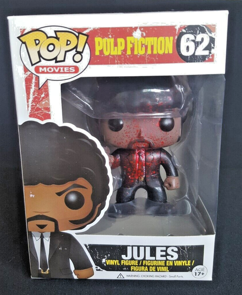 Funko Pop Pulp Fiction~Jules Extra Bloody~Super Rare, Vaulted & Super Clean Funko Pop Pulp Fiction~Jules Extra Bloody~Super Rare, Vaulted & Super Clean