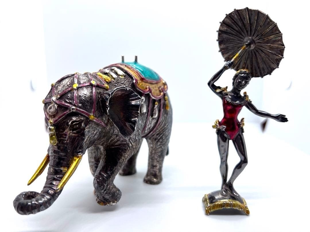 Tiffany & Co. Gene Moore Circus Elephant Sterling Silver Figurine Rare Authentic Tiffany & Co. Gene Moore Circus Elephant Sterling Silver Figurine Rare Authentic