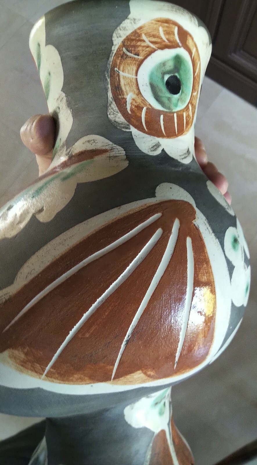 Picasso Madoura Ceramic Ramie 542 Wood Owl With COA Picasso Madoura Ceramic Ramie 542 Wood Owl With COA