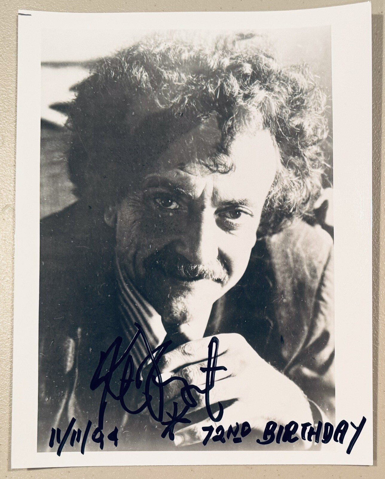 Kurt Vonnegut Signed Autographed 8x10 Photo Full Beckett BAS Letter Author Kurt Vonnegut Signed Autographed 8x10 Photo Full Beckett BAS Letter Author