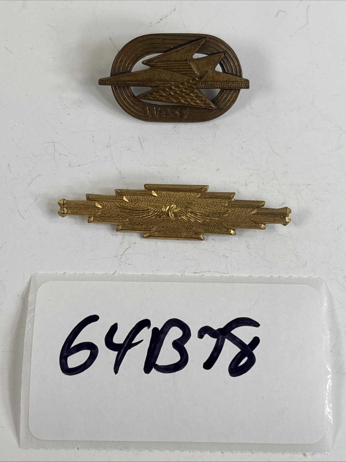 Air Force Insignia Lot Badge Pinback Polish Poland WOSF Italian Italy Wing 64B78