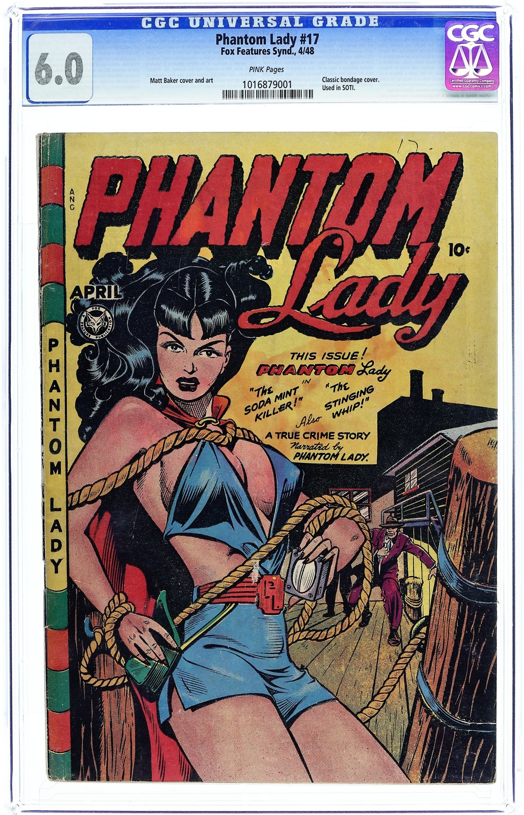 Phantom Lady #17 CGC 6.0 1948 1016879001 Phantom Lady #17 CGC 6.0 1948 1016879001