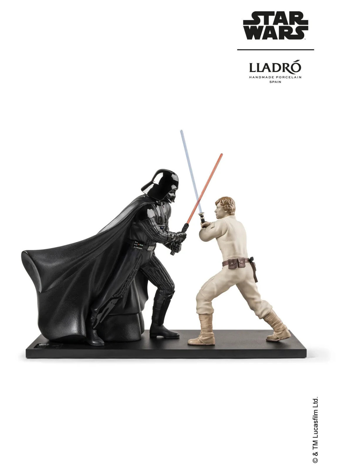 Lladro Bespin Battle Star Wars Sculpture Limited 504 01009763 Lladro Bespin Battle Star Wars Sculpture Limited 504 01009763