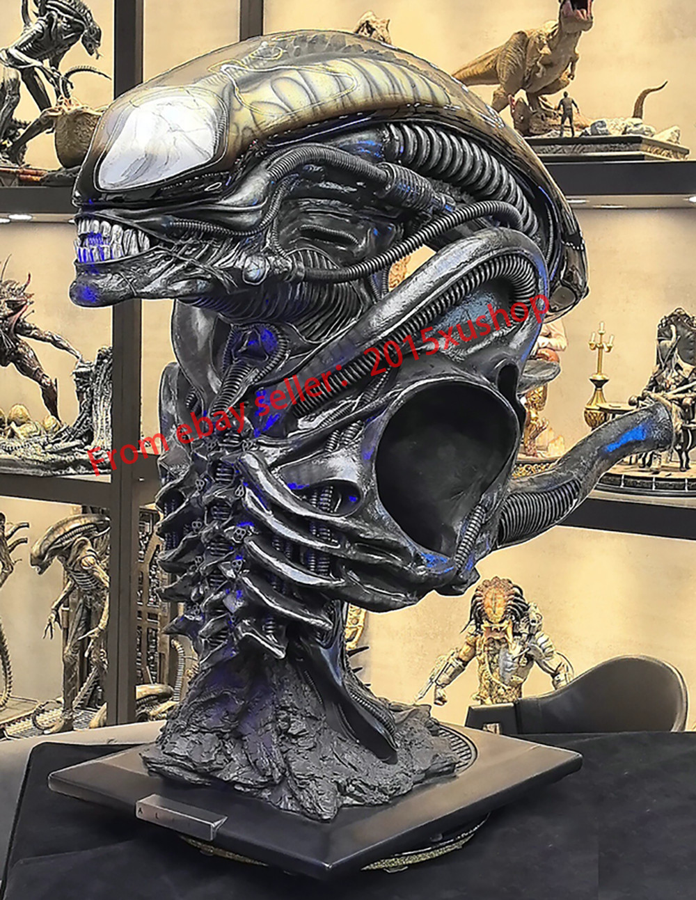 Queen Studios Alien 1/1 Scale Aline Life Size Bust GK Resin Model Statue