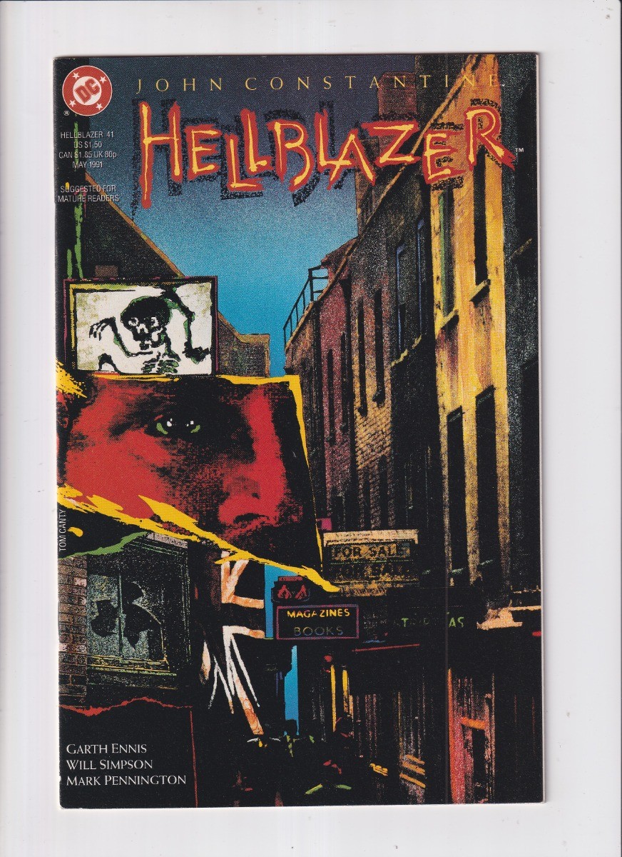 Hellblazer (1988) # 41 (8.0-VF) (520317) 1st U.S. published work by Garth En... Hellblazer (1988) # 41 (8.0-VF) (520317) 1st U.S. published work by Garth En...
