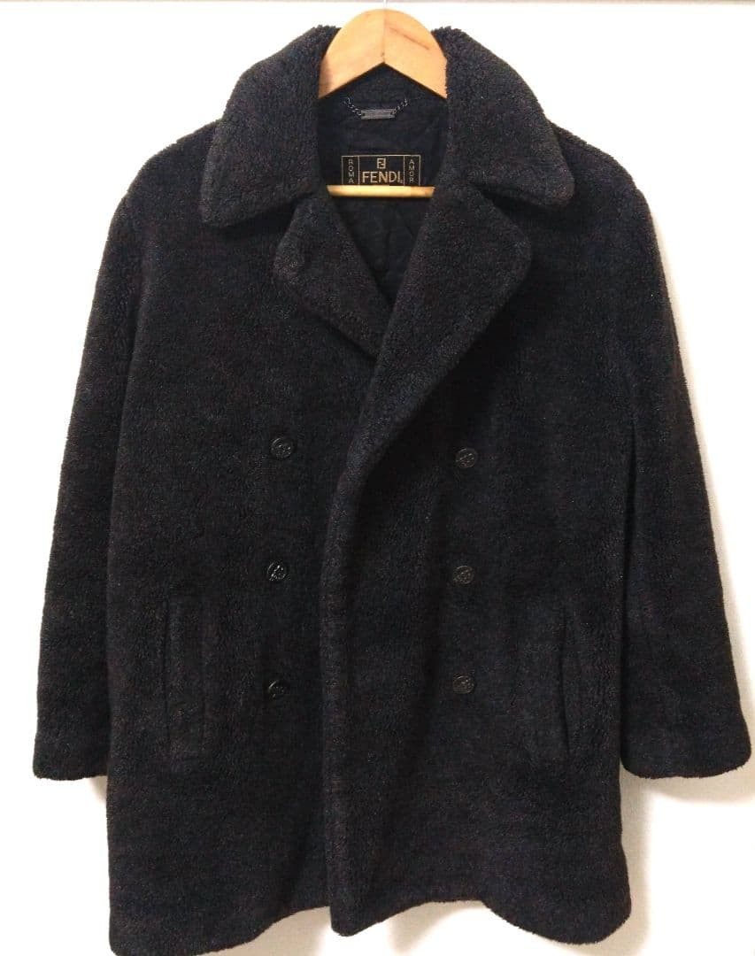 Fendi Super Vhtf Boa Coat Vintage Women Rare Luxury Designer Model Limited Editi