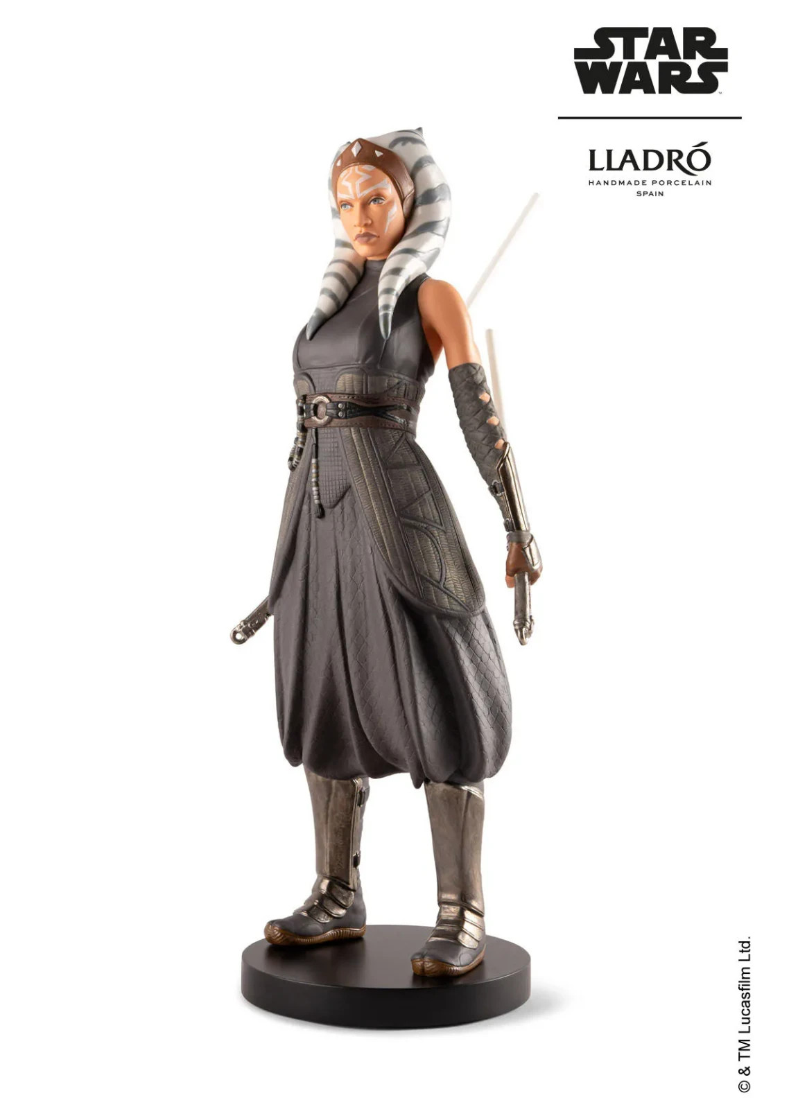 Lladro Ahsoka Tano Star Wars Sculpture Limited 1000 01009420 New Box