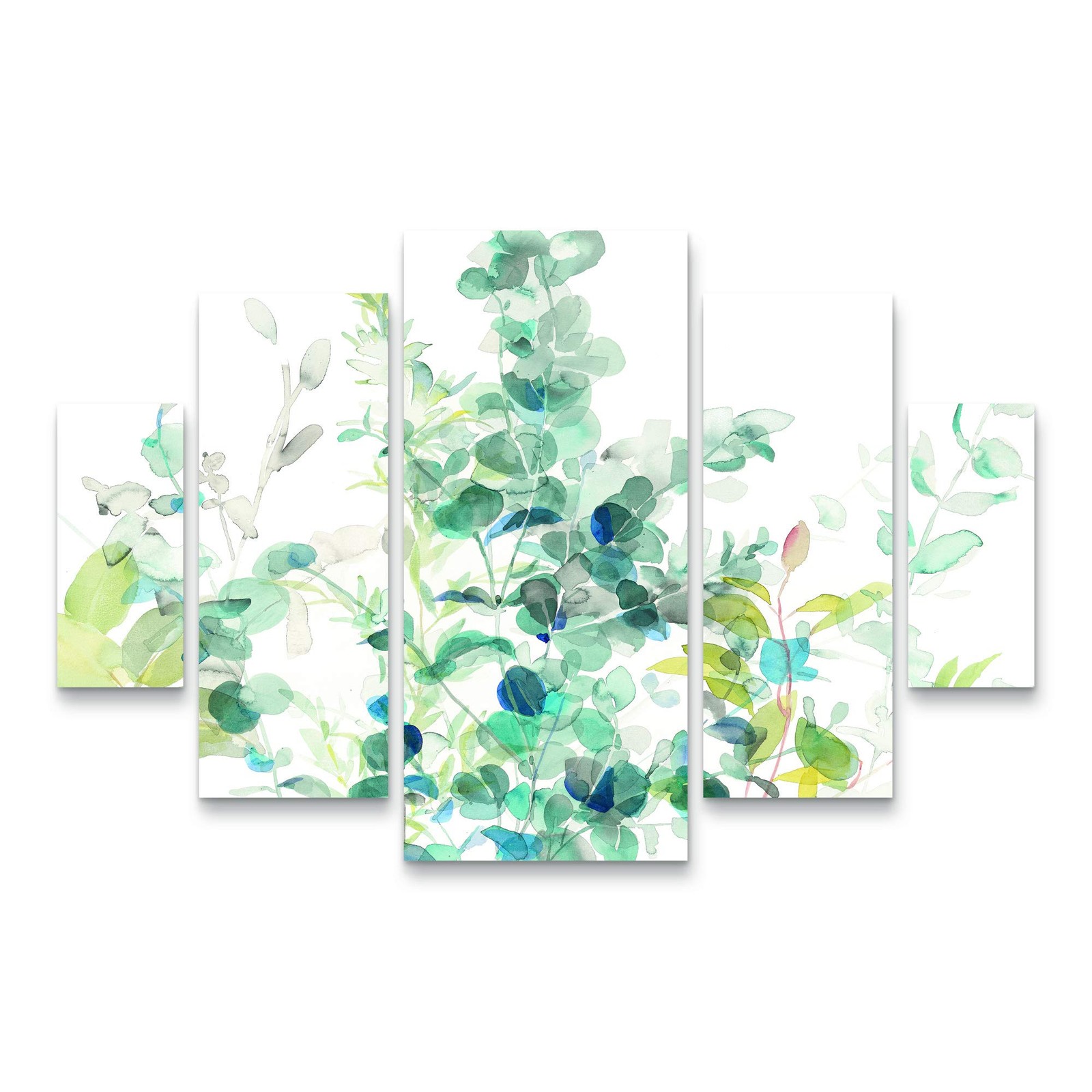 Trademark Fine Art Eucalyptus I White Crop Multi Panel Art Set Large Diamond Trademark Fine Art Eucalyptus I White Crop Multi Panel Art Set Large Diamond