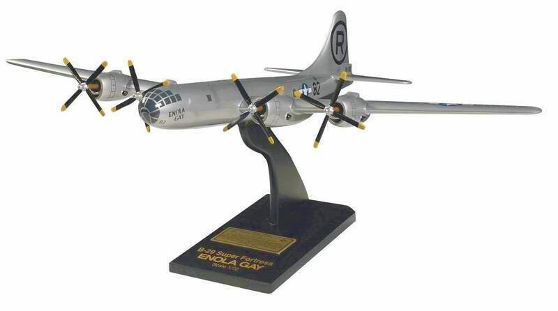 USAF B-29 Superfortress Enola Gay Paul Tibbets Signed WW2 Desk 1/72 Model AK COA USAF B-29 Superfortress Enola Gay Paul Tibbets Signed WW2 Desk 1/72 Model AK COA