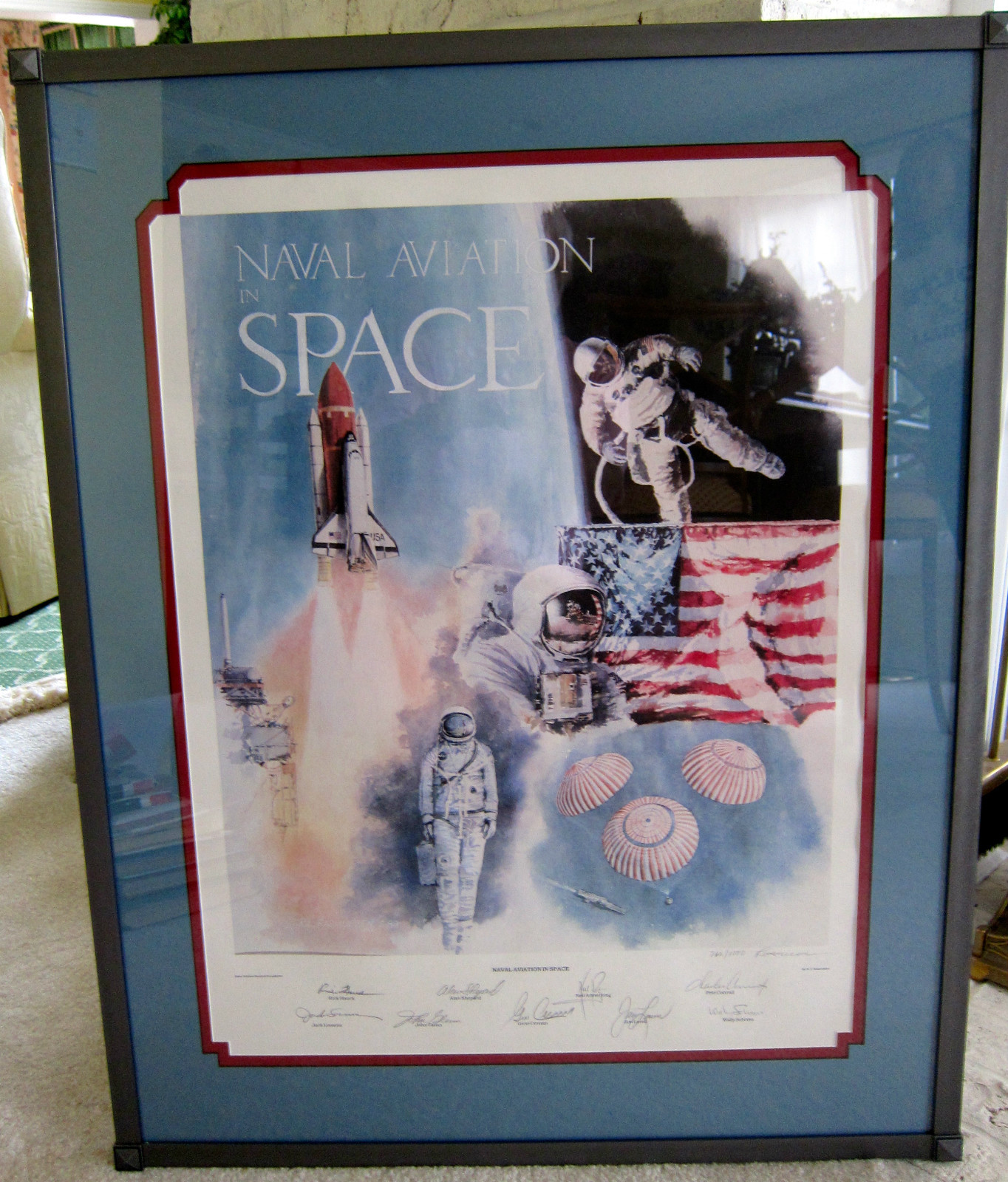 NEIL ARMSTRONG ALAN SHEPARD GENE CERNAN JOHN GLENN CHARLES CONRAD JIM LOVELL