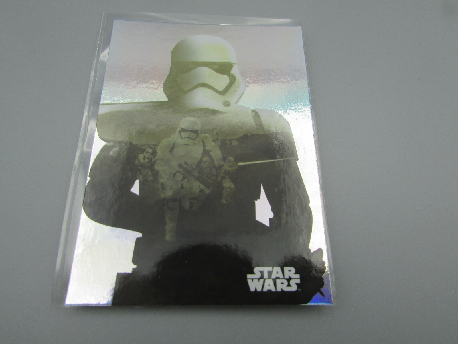 Star Wars topps trading card foil 2015 #F-6 Stormtrooper force awakens Mint