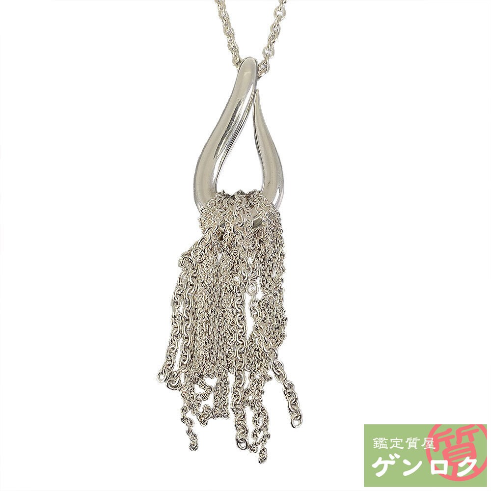 Used Hermes Ricole Long Necklace SV925 Cash on Used Hermes Ricole Long Necklace SV925 Cash on