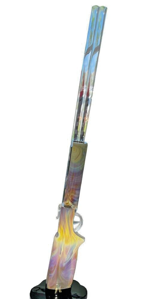$2,000 Off  Rare Murano Glass Shotgun by Oscar Zanetti
