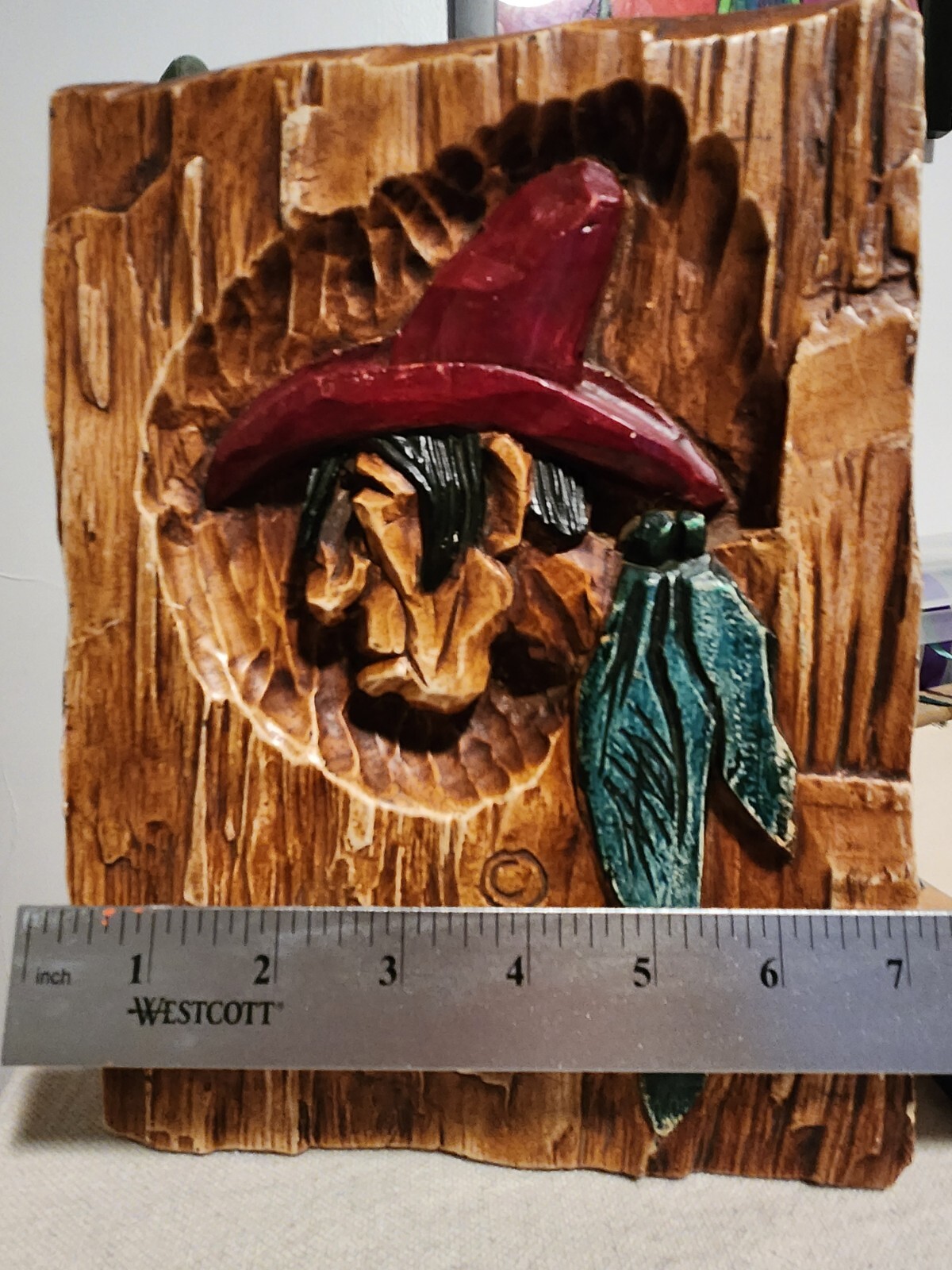 RARE VINTAGE Andy Anderson Cowboy Chalkware Sculpture 3D wall art. RARE VINTAGE Andy Anderson Cowboy Chalkware Sculpture 3D wall art.