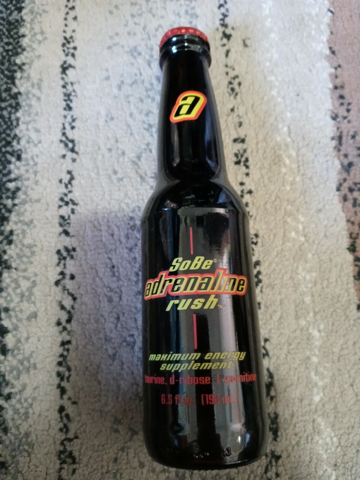 2001 Sobe Adrenaline Rush SEALED AUTHENTIC RARE EXOTIC POP ENERGY DRINK GLASS 2001 Sobe Adrenaline Rush SEALED AUTHENTIC RARE EXOTIC POP ENERGY DRINK GLASS