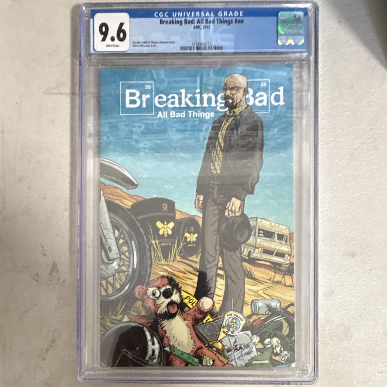 Breaking Bad  Comic Book All Bad Things Inn CGC 9.6Card #Inn Walter White 2011